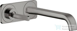 Hansgrohe AXOR Citterio E Falsík alatti mosdó csaptelep nem zárható leeresztővel, polírozott fekete króm 36114330 (36114330)