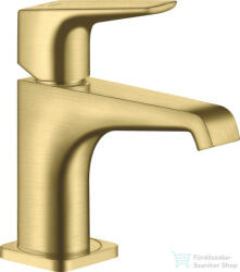 Hansgrohe AXOR CITTERIO E mosdó csaptelep nem zárható leeresztővel, szálcsiszolt sárgaréz hatású 36112950 (36112950)