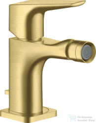 Hansgrohe AXOR Citterio E bidé csaptelep automata leeresztővel, szálcsiszolt sárgaréz hatású 36121950 (36121950)