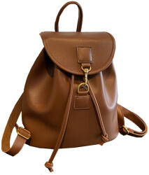 Dollcini Divatos Női Hátizsák - Elegáns és Praktikus Műbőr Táska - Barna (443142)