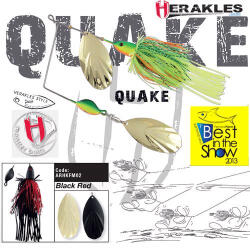 Herakles SPINNERBAIT QUAKE 1 1/2oz 42gr Black/Red