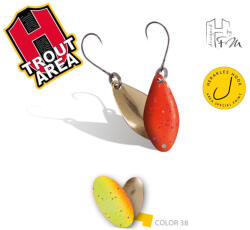Herakles AREA SPOON SPIKE 1.0gr Color 38 Chartreuse Orange/Gold