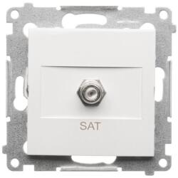 KONTAKT-SIMON Aljzat 1 x SAT "F" Simon 54 prémium modul fehér (16130)