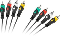 Cabletech Kábel 4RCA-4RCA 1, 8 m Cabletech economic (KPO3906-1.8)