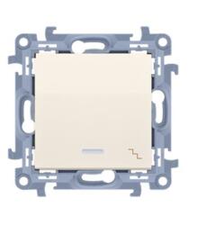 KONTAKT-SIMON Switch Simon 10 No. 6 LED háttérvilágítás, bézs modul (15992)