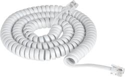 Inne Telefonkábel 4P4C csatlakozó - 4P4C csatlakozó, 7, 5m, fehér (TEL0032F-7-5)