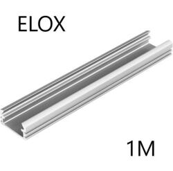 kobi Alumínium profil P2S LED szalagokhoz 1m - eloxált K1PLP2S (11534)