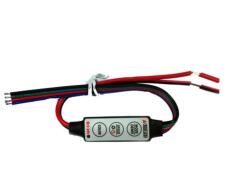 kobi Vezérlő RGB led csíkokhoz, 5-24V/12A kézi KYST06F (12779)