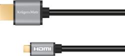 Krüger&Matz HDMI - micro HDMI kábel 1, 8 m Kruger&Matz Basic (KM1238)