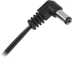 Cabletech DC csatlakozó 2, 1x5, 5mm kábel sarokkal (URZ1201-3)
