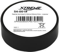 XTREME PVC szigetelőszalag, fekete, 15 mm × 10 m - 54-001- (54-001)