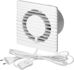 ORNO Fürdőszobai ventilátor 100 mm-es felszíni szerelés - vezeték kapcsolóval (OR-W3200/100/PS)