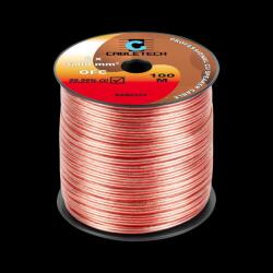 Cabletech Hangszóró kábel 2x 6, 0mm OFC CU(100m) (KAB0333)