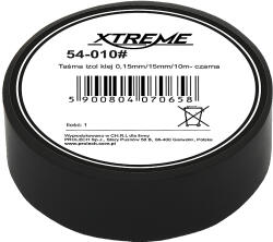XTREME Szigetelőszalag 0, 15mm/15mm/10m- fekete 54-010# (54-010)