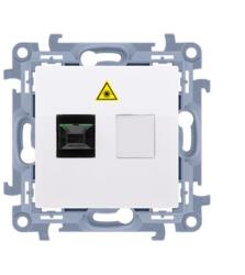 KONTAKT-SIMON Optikai aljzat SC/APC Simon 10 modul fehér (17830)