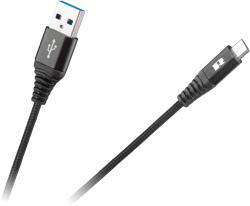 Rebel USB A - micro USB 0, 5m fekete RB-6000-050-B (RB-6000-050-B)