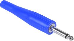 Cabletech Jack csatlakozó 6, 3mm mono kék (WTY0030C)