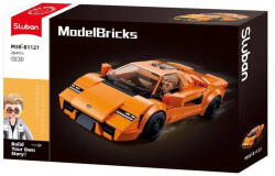 Sluban Model Bricks - Narancssárga sportautó (M38-B1127)