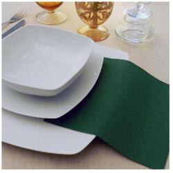 Pack Service textilhatású egyszínű szalvéta 40x40 cm 50 lap/csomag - sötétzöld