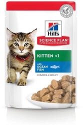 Hill's Science Plan Hill's SP Feline Kitten Plic Ocean Fish 85 g Hill's SP Feline Kitten Plic Ocean Fish, bax, 85 g x 12buc