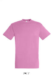 SOL'S Uniszex REGENT kereknyakú rövid ujjú pamut póló, SOL'S SO11380, Orchid Pink-XS (so11380op-xs)