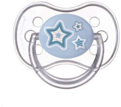 Canpol babies Силиконова залъгалка със симетрична форма Canpol - Newborn Baby, 6-18 m, Синя (22/581_blu)