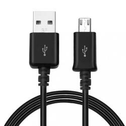 Adatkábel, Micro USB, 150 cm, Samsung, fekete, gyári - tok-shop