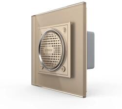 LIVOLO Boxa Bluetooth Livolo cu Rama din Sticla, Auriu, VL-FCF-2AP-13 (VL-FCF-2AP-13)