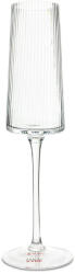 Kare Design KARE Riffle Pezsgőspohár Üveg Átlátszó Bordázott 215ml (KHM-53268)
