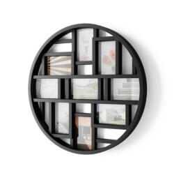 Umbra Luna Többképes Műanyag Képkeret Fekete (KHM-311120-040)