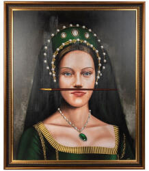 King Home Mustache Brush Reneszánsz Portré Vászonkép Arany Kerettel (KHM-KH1501100272) - prodis