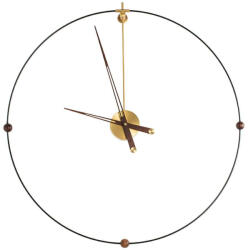 King Home Modern Ring 83 Art Deco Fali Óra Fekete-Arany (KHM-5900168833180)