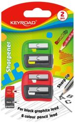 Keyroad Dou-Power 2 Lyukú Hegyező (2 db.) (KR972264)