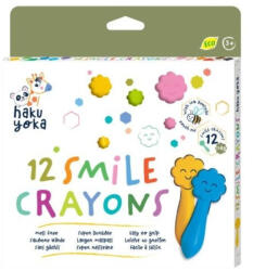 Haku Yoka Mosolygós arcok zsírkréta 12 db (HCP223081)