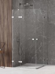 NEW TRENDY Avexa cabină de duș 100x80 cm dreptunghiular crom luciu/sticlă transparentă EXK-1525 (EXK1525)