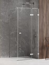NEW TRENDY Avexa cabină de duș 80x80 cm pătrat crom luciu/sticlă transparentă EXK-1456 (EXK1456)
