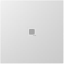 POLYSAN Treneca cădiță de duș pătrată 100x100 cm alb 84301.11 (8430111)