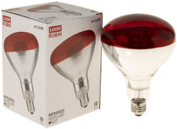 Avide E27 IR infra izzó 100W R125 220-240V piros (ASIR27-100W-R)