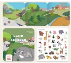 Man Yuk Toys Oktatókönyv zselés matricákkal - Állatok (ALY2023-1Y) - jateknet