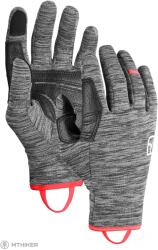 ORTOVOX női polár kesztyű, black steel/blend (S)