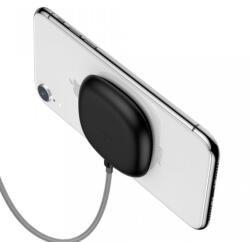 Baseus Incarcator wireless original Suction Cup Wireless, incarcare rapida, safe, QI charge, negru