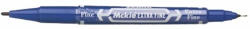Zebra Alkoholos marker, 0, 5/1, 0 mm, kétvégű, ZEBRA Mckie Extra Fine, kék (TZ50352) (51862)