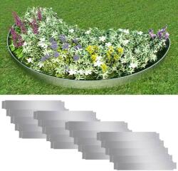 vidaXL Set gard gazon plăci flexibile 20 buc. 100x14 cm oțel zincat (271784)