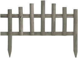 vidaXL Borduri de gazon, 10 buc. , 4, 4 m, lemn de brad (314847)
