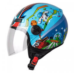 Pilot Fazer Albastru Cască Moto Jet ECE 22.06 950gr PIL000KRA70 (PIL000KRA70)