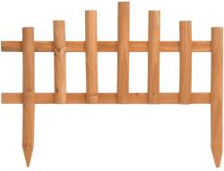 vidaXL Borduri de gazon, 10 buc. , 4, 4 m, lemn de brad (314846)