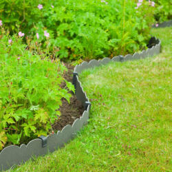 Nature Borduri de grădină decorative, 0, 13 x 12 m, 3 mm, gri 6040653 (446392)