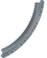 LEGO® 24121c55 - LEGO homokkék technic íves fogasléc 11 x 11 méretű (24121c55)
