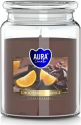 BISPOL Ароматна свещ Bispol Aura - Chocolate and Orange, 500 g (snd99-340)