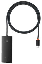 Baseus Bas606268 Lite 4 Portos Hub Adapter - Fekete